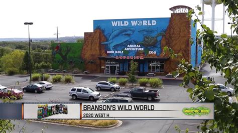Branson's wild world - Branson's Wild World is the onl place in Branson that displays sharks. And you not only get to see th , but you can FEEDTHEM! Inside our jungle themed buil ngyou can see over 180 species of animals. Kids and adults alike will enjoy all sorts of opportunities to interact with the animals, feed them, hold them, and even enter pens and play with some